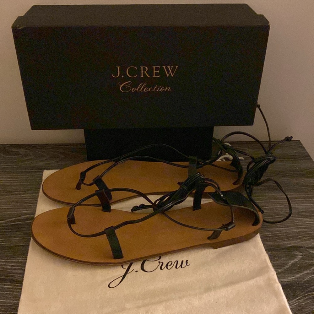 New J Crew women’s gladiator sandals ASO Meghan Markle - Picture 4 of 8